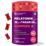 Carbamide Forte Melatonin 10 mg sleep Gummies - with TAGARA, L Tryptophan & Vitamin B6 | Sleep Supplements ? 60 Veg Gummies - Fast Shipping to USA