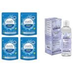 Diabliss Diabetic Friendly Herbal Cane Sugar - Free from Chemicals/Artificial Sweeteners - Low Glycemic Index (GI) - 500g Pouch (500g (Pack of 4)+Herbal Water to Boost Immunity)