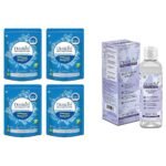 Diabliss Diabetic Friendly Herbal Cane Sugar - Free from Chemicals/Artificial Sweeteners - Low Glycemic Index (GI) - 500g Pouch (500g (Pack of 4)+Herbal Water to Boost Immunity)