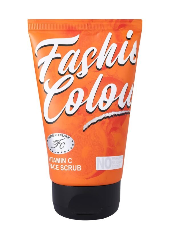 FASHION COLOUR Vitamin C Face Scrub | Enriched With Lemon & Orange | Gentle Exfoliation & Daily Removal Of Dead Skin | All-Natural, Non-Toxic | All Skin Types | 130gm - Fast Shipping to USA & Canada