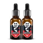 Beardo Godfather Lite Beard and Moustache Oil (30 ml x Pack of 2) | Beard Oil for men | Non-Sticky, Light; Almond Oil, Aloe vera, Vitamin E, Shiny Nourished Beards - Fast Shipping to USA & Canada