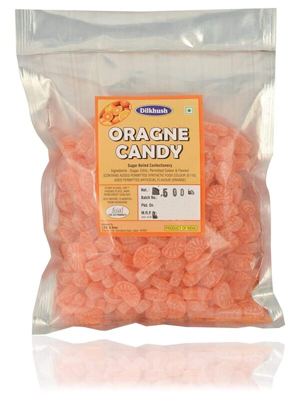 Dilkhush Orange Candy, 1000 g - Fast Shipping to USA & Canada