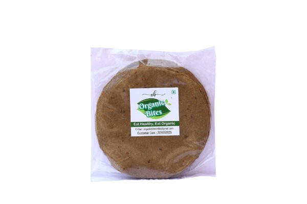 Organic Bites Moong Dal Korma Papad (Kala Papad) (1000) - Fast Shipping to USA & Canada