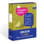 CRISTA Coriander Powder | Ground Dhania | Powdered Dhaniya | Zero added Colours, Fillers, Additives & Preservatives | Natural & Aromatic | Farm Fresh | 500 gms