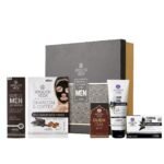 Ayouthveda Essential Gift Pack For Gentlemen | Gentlemen Ph Wash 180ml, Activated Charcoal Face Wash 100ml, Charcoal & Coffee Face Serum Sheet Mask 20gm, Charcoal Detox Castile Soap 110gm & Oudh Roll on Ittar 8ml | Valentine Day Gift - Fast Shipping to USA & Canada