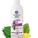 Ayouthveda Purple Rice Water & Corn Hair Conditioner | Protects & Strengthens Damaged & Frizzy Hair | With the Goodness of Betel Leaves & Guava Leaves | Adds Shine & Smoothness (Pack of 1, 200ml) - Fast Shipping to USA & Canada
