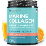 Carbamide Forte Marine Collagen Supplements for Skin & Hair | Marine Collagen Powder for Women & Men | Marine Collagen Supplements for Skin & Bone Health Support - Hydrolyzed Marine Collagen Peptides - 200g - Fast Shipping to USA