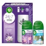Air Wick Freshmatic Refill Life Scents Turquoise Oasis - 250 ml & Freshmatic Air Freshener Complete Kit - 250 ml (lavender lotus) Combo - Fast Shipping to USA & Canada