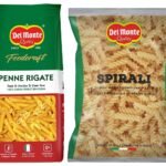 Del Monte Spirali Pasta (Imported from Italy), 100% Durum Wheat Semolina, 1kg & Del Monte Food Craft Penne Pasta, 1kg - Fast Shipping to USA & Canada