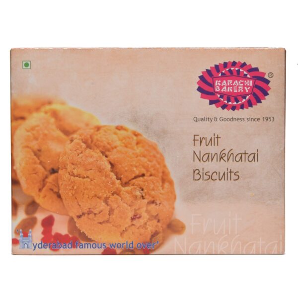 Karachi Bakery Fruit Nankatai Biscuit, 400g - Fast Shipping to USA & Canada