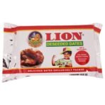 Lion Deseeded Dates - 100% Natural, 200 grams Pouch Fresh - Fast Shipping to USA & Canada