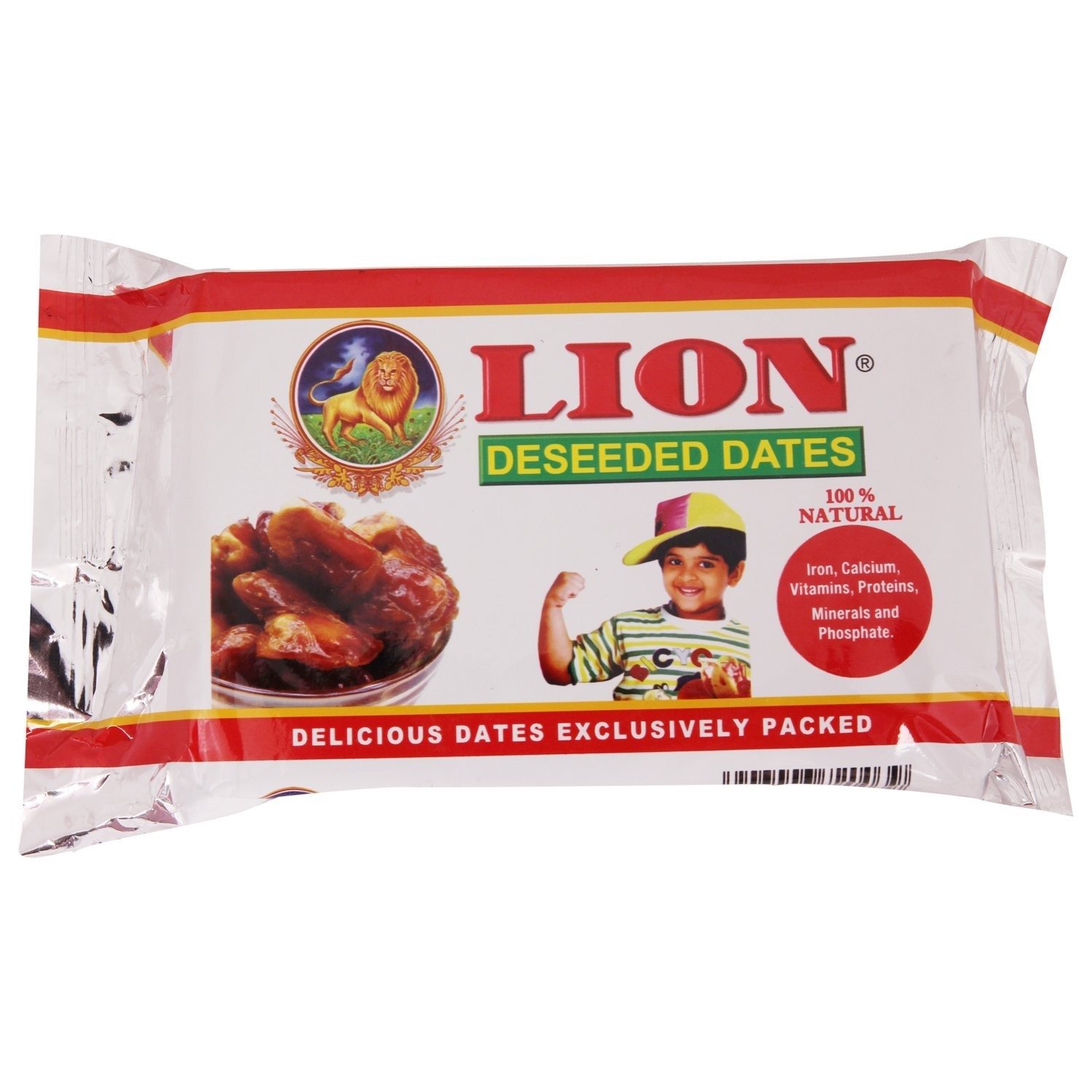 71v0LxglffL-1.jpg Lion Deseeded Dates - 100% Natural, 200 grams Pouch Fresh - Fast Shipping to USA & Canada - Image 1