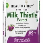 HealthyHey Nutrition Milk Thistle Capsules for Liver Health - High Strenght -Extract - 90 Veg. Capsules - Fast Shipping to USA