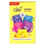 Godrej aer Power Pocket Bathroom FreshenerAssorted Pack of 5 (50g) |Gel Lasts up to 30 days | Germ Protection - Fast Shipping to USA & Canada