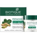 Biotique Pistachio Anti Ageing Nourishing Face Pack for All Skin Types, 50gm