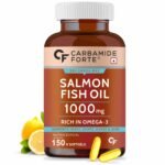 Carbamide Forte Salmon Fish Oil Omega 3 Capsule 1000 mg for Adults -Softgel Capsules 150 Count - Fast Shipping to USA