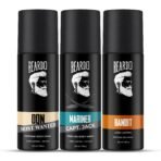 Beardo Don Most Wanted, Mariner Captain Jack & Bandit Perfume Body Spray (Set of 3) Long Lasting Deo For Men | Day Body Spray Deodorant | Fresh, Aqua Notes | Christmas gift for men | Gift For Friends | Gift for Men - Fast Shipping to USA & Canada