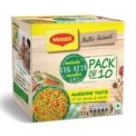MAGGI Masala Veg Atta Noodles|100% Atta|Tasty 20 Spices & Herbs|Source of Fibre & Iron |725 Gm - Fast Shipping to USA & Canada