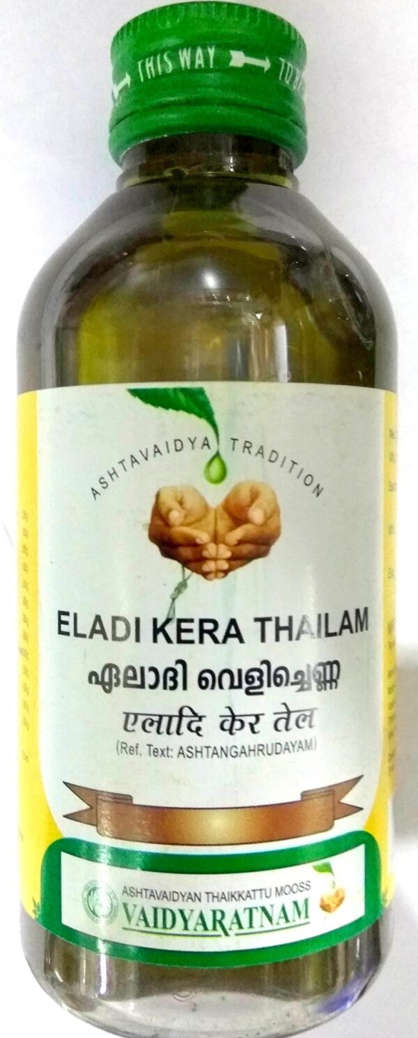 Vaidyaratnam Kerala Eladi Kera Thailam - 200ml [Ayurvedic]
