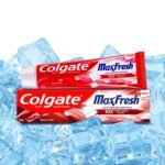 Colgate MaxFresh Toothpaste, Red Gel Tooth Paste with Menthol for Super Fresh Breath, 150g (Spicy Fresh) - Fast Shipping to USA & Canada