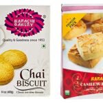 Karachi Bakery Chai Biscuit, 400g & Premium Cashew Biscuit, 800 g - Fast Shipping to USA & Canada