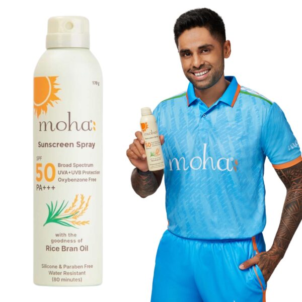 Moha Sunscreen Spray Spf 50 Body Sunscreen Spray Waterproof Lightweight Uva+Uvb Protection, No White Cast, Broad Spectrum Pa+++, For Women & Men, Spray Sunscreen for face & Body,170ml Pack Of 1 - Fast Shipping to USA & Canada