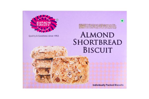 KARACHI BAKERY PREMIUM ALMOND SHORTBREDBISCUITS, 300G - Fast Shipping to USA & Canada
