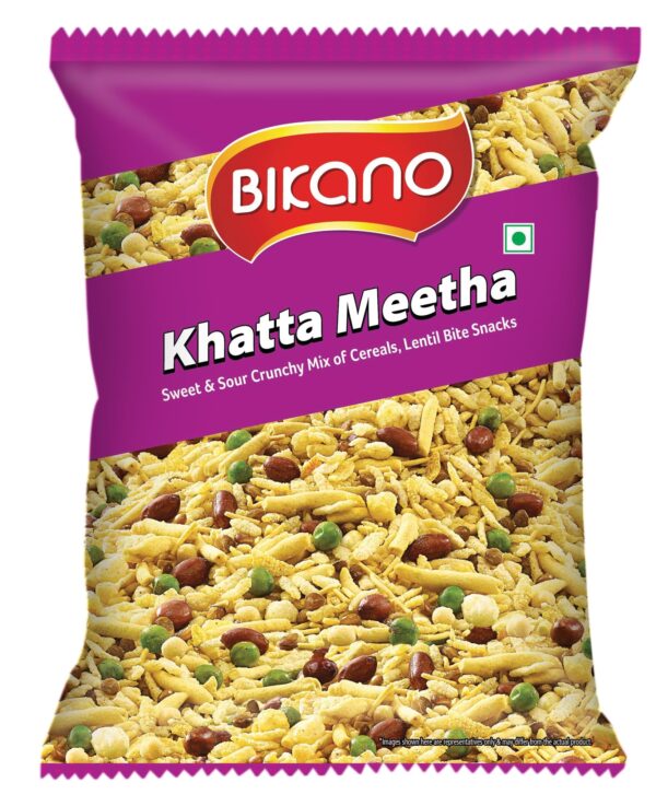 Bikano Khatta Meetha Namkeen | Crunchy & Tasty namkeen | Khatta Meetha mixture, 500g Pack - Fast Shipping to USA & Canada