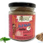 Rooted Peepul - Organic Raita Masala Powder An Authentic Recipe From Uttar Pradesh - Tasty Blend of Organic Premium Spices - No MSG, No Preservatives, No Artificial Colour or Flavour - 100g - Fast Shipping to USA & Canada