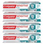 Colgate Sensitive Plus 70Gm Toothpaste For Sensitivity Relief (280Gm, Pack Of 4, 70Gm Each) - Fast Shipping to USA & Canada