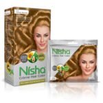 Nisha Cream Hair Color Combo Pack of Honey Blonde 150gm Jumbo + 40gm Sachet Pack Fast Shipping to USA & Canada