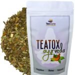 Tea Aroma Teatox Ayurveda - |14 Ayurveda Herbs & Barks| Weight management |Detox| Immunity Booster| Garcinia Cambogia| Triphlaa| Punarnava|Guggul|Papaya Leaves| Organic|100g|Loose leaves - Fast Shipping to USA & Canada