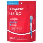 Colgate Adult Max Fresh Wisp Disposable Travel Manual Toothbrush, Peppermint - 24 Count, Red - Fast Shipping to USA & Canada
