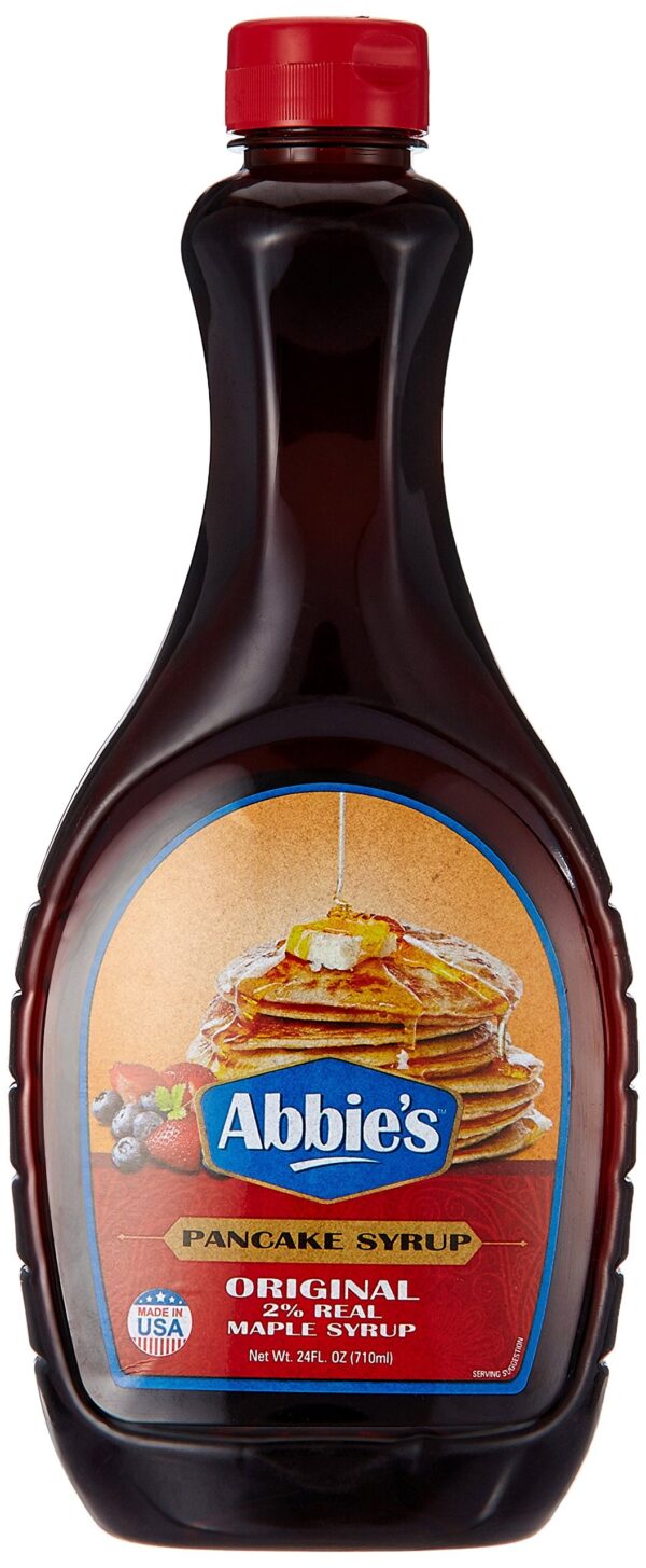 Abbie's Pancake Syrup, 710ml, | American Recipe | Use on Pancakes, Waffles, Ice Creams, Crepes, French Toast - Fast Shipping to USA & Canada