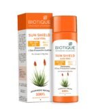 Biotique Sun Shield Aloe vera 30+ SPF UVB Sunscreen Ultra Protectective Lotion For Normal to Oily Skin 120ml - Fast Shipping to USA & Canada