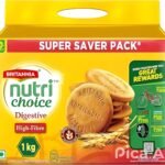 Britannia Nutri Choice Digestive,1Kg - Fast Shipping to USA & Canada