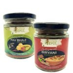Rooted Peepul Artisanal Biryani Masala & Artisanal Pav Bhaji Masala Combo| Less Chilli More Spice (75g X 2) - Fast Shipping to USA & Canada