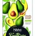 Nisha Fruit Care No-Ammonia Permanent Hair Colour Gel 1000ml, 100% Grey Coverage & Long Lasting, Natural Black Professional Gel Hair Color For Men & Women - Fast Shipping to USA & Canada