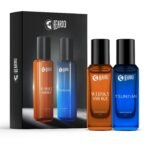 Beardo Whisky Smoke & Tsunami Perfume Combo (20 ml x 2) | Spicy, Woody - Oudh Notes of Whisky Smoke & Fresh, Aquatic Notes of Tsunami | Lasting Mens Perfume | Ideal gift for men | Valentines day gift for husband | Gift for boyfriend | Gift for Men - Fast Shipping to USA & Canada