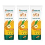 Himalaya Dark Spot Clearing Turmeric Face Wash | Reduce dark spots in 7 days | Organically sourced & Cold-pressed turmeric | 100ml (Pack of 3) - Fast Shipping to USA & Canada