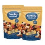 Farmley Snack Mix Dry Fruits, 320 gram I Tropical Savoury I Cashews | Almonds I Blueberries I Cranberries | Pista | Mango Corn Nuts I Papaya | Black Raisins | Healthy Snacks, (Pack of 2) - Fast Shipping to USA & Canada