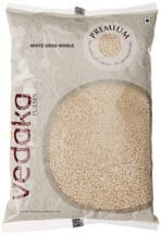 Vedaka Premium White Urad Whole, 1kg - Fast Shipping to USA & Canada