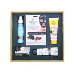 AYOUTHVEDA Anti Pollution & Detoxifying Luxury| Charcoal & Coffee Face Serum Sheet Mask,Charcoal Face Wash,Charcoal Castile Soap, Sun Turn Spf 30 Sunscreen & Ocean Dew Mist|Valentine Day Gift (Pack Of 5) - Fast Shipping to USA & Canada