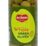Del Monte Green Olives - Whole, 450g Jar - Fast Shipping to USA & Canada