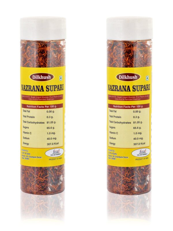 DilKhush Nazrana Supari, 300 Grams, Pack of 2 - Fast Shipping to USA & Canada