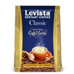 Levista Classic Pure Instant Coffee (100 Gram Pouch) | Premium Blend of 100% Arabica & Robusta Coffee Bean | Caffeine Coffee with Rich Bold Flavour for an Energising Experience - Fast Shipping to USA & Canada