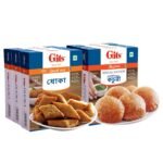Gits Dhoka Mix 100g & Gits Kachori Mix 100g | Combo Pack of 6 (3 Each) | Delicious Bengali Snack | Instant Mix - Fast Shipping to USA & Canada