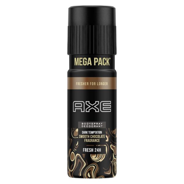 AXE Dark Temptation Long Lasting Smooth Chocolate Deodorant Body Spray for Male, 215ml - Fast Shipping to USA & Canada