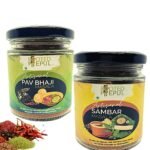 Rooted Peepul Artisanal Sambar Masala & Pav Bhaji Masala| Less Chilli More Spice | (75g X 2) - Fast Shipping to USA & Canada