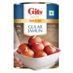 Gits Gulab Jamun Tin |500gm, 8 Pieces |Open & Eat | Mouth-Watering Indian Mithai | Delicious, tasty, melts in mouth - Fast Shipping to USA & Canada